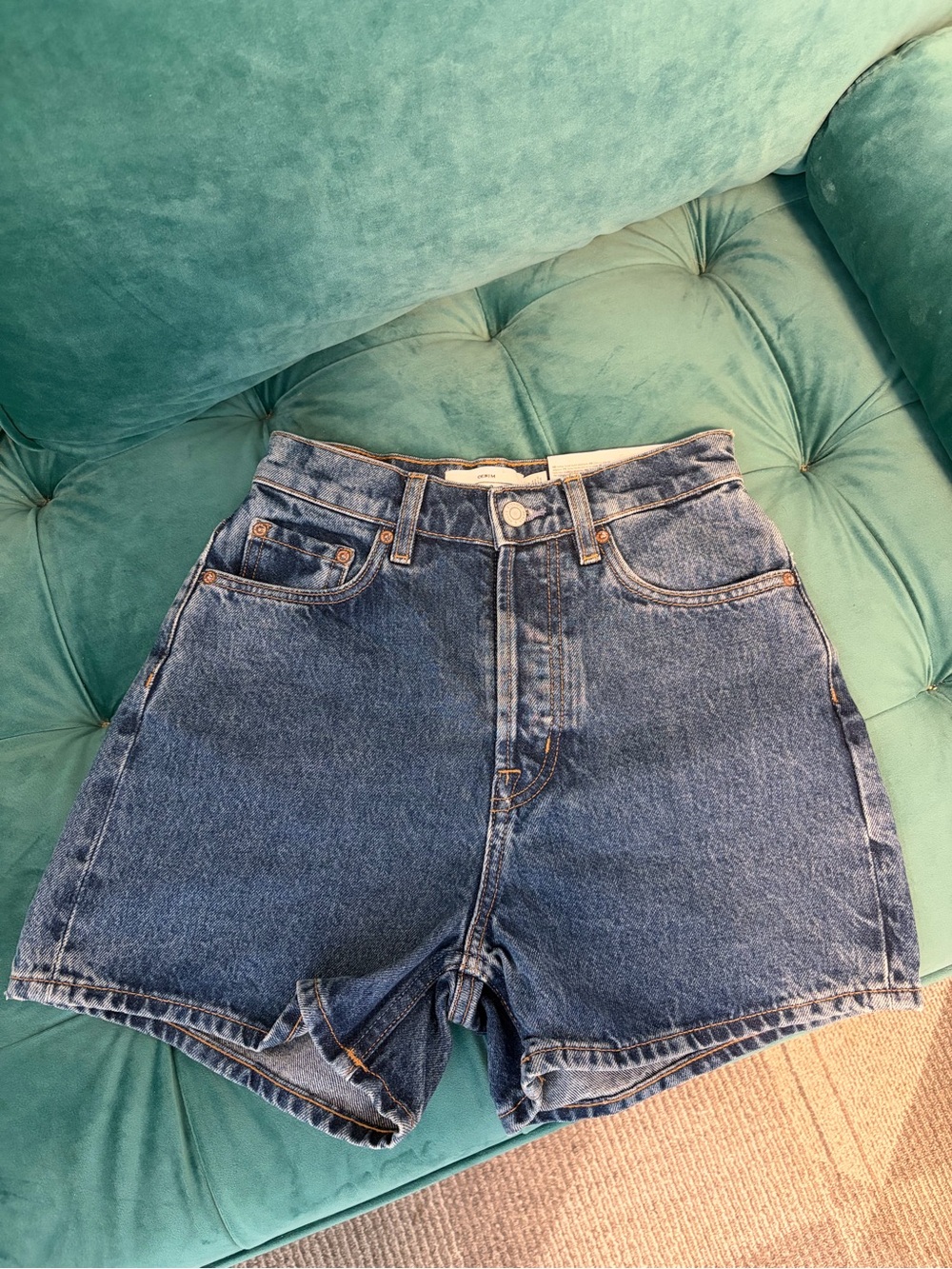 NWT & Other Stories High Waist Denim Shorts